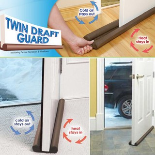 ประตูหน้าต่างกันฝุ่น กันชน พร้อมกล่องสี  90cm Home Under Window Door Fabric Double Sided Draft Guard Stopper Mat