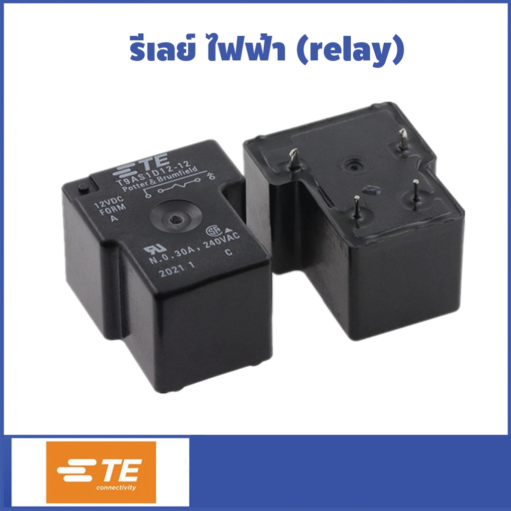 รีเลย์ รุ่น T9AS1D12-12 PowerRelay 220 240 VAC แปลงออกเป็น 24V เหมาะสำหรับนำใช้ในวงจรไฟฟ้า เจ๊ตุ่ม