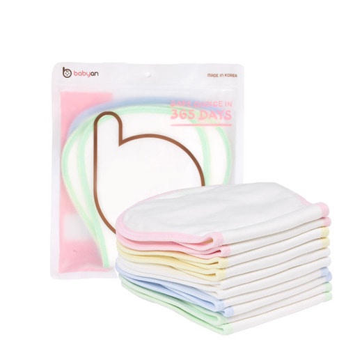 Babyan ผ้าอ้อมทรงถั่วดิน Cotton Peanut Type Diapers นำเข้าจากเกาหลี (1แพคมี 5ชิ้น)