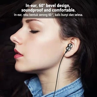 หูฟัง 9D HiFi หูฟังเล่นเกม หูฟังแบบสอดหู ไมโครโฟนคมชัด พร้อมปุ่มมัลติฟังก์ชัน ควบคุมทันใจ เบาสบาย ใช้งานง่าย Earphone