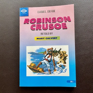 หนังสืออ่านนอกเวลาภาษาอังกฤษ Robinson Crusoe ฉบับเล่าโดย Mary Calvert