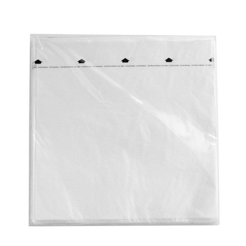 HDPE Anti-Static Vinyl Record Inner Sleeves - Protective Vinyl Record Inner Sleeve 50/Pack - ปกป้องอ