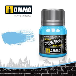 Ammo By MIG - AMIG0614 DRYBRUSH Medium Blue