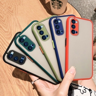 เคส เลนต์กล้อง ขอบสีหลังด้าน กันกล้อง OPPO F11 Pro A77 A96 A76 A55 A53 A33 A93 A12 A37 Reno 4 Pro Lite 4Z Reno4 2020