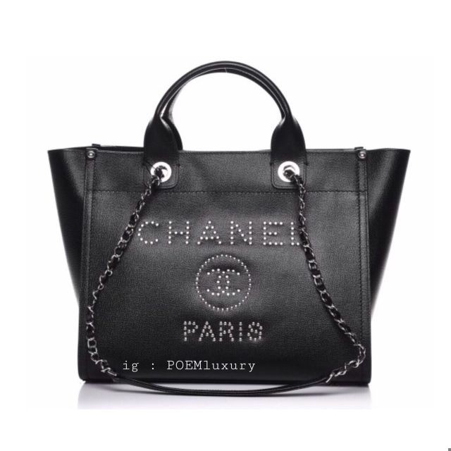 Chanel tote black caviar SHW/GHW comes with Box card dust bag and camilia price : 129999฿ ต้นฉบับ 100%