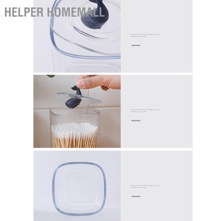 Helper Homemall กล่องเก็บสําลีก้าน อเนกประสงค์ พร้อมฝาปิด สําหรับบ้าน ห้องน้ํา