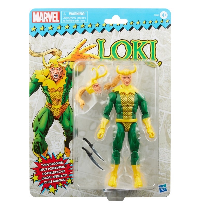 Loki comics Retro Marvel Legends hasbro action figure 1/12 โลกิ