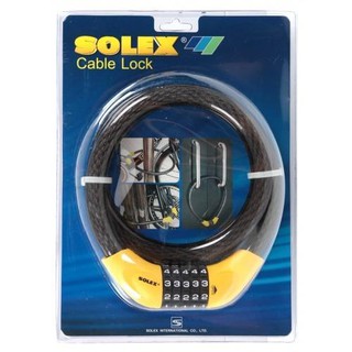 ﻿สายล็อคล้อ ล็อคสลิง Solex Cable Lock - 1 อัน