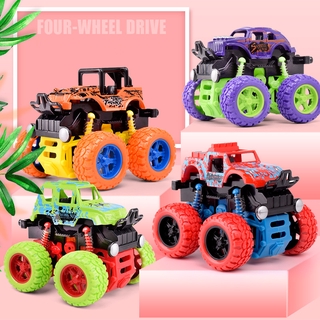 รถของเล่นเด็ก Monster Truck รถบิ๊กฟุตของเล่นสำหรับเด็ก รถออฟโรดเฉื่อย ของเล่นเด็กทารก เด็กแรกเกิด ตัวต่อของเล่น ของเล่น