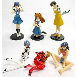 (แท้/กาชาปอง/มือ1,2) Bandai EVA Evangelion figure GAINAX NEON GENESIS gashapon Misato Katsurag,Ayanami rei หัวหน้าห้อง