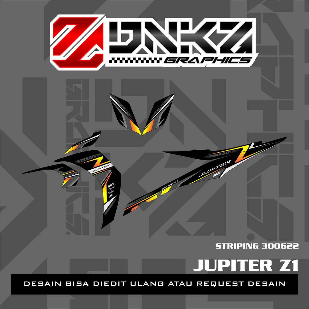 Jupiter Z1 Lagenda 115Z Jupiter RC Decal Striping Jupiter Z1 Premium Racing ST300622 DNKZ
