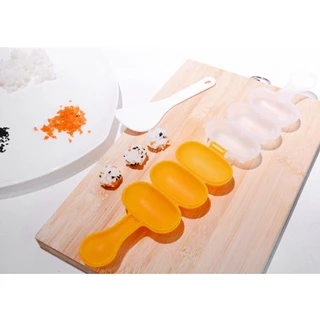 แม่พิมพ์ข้าวปั้นข้าวปั้นซูชิ DIY สำหรับเด็ก พิมพ์ทำข้าวปั้นรูปก้อนกลม