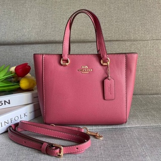 Coach ca224 Alice Satchel In Signature Canvas