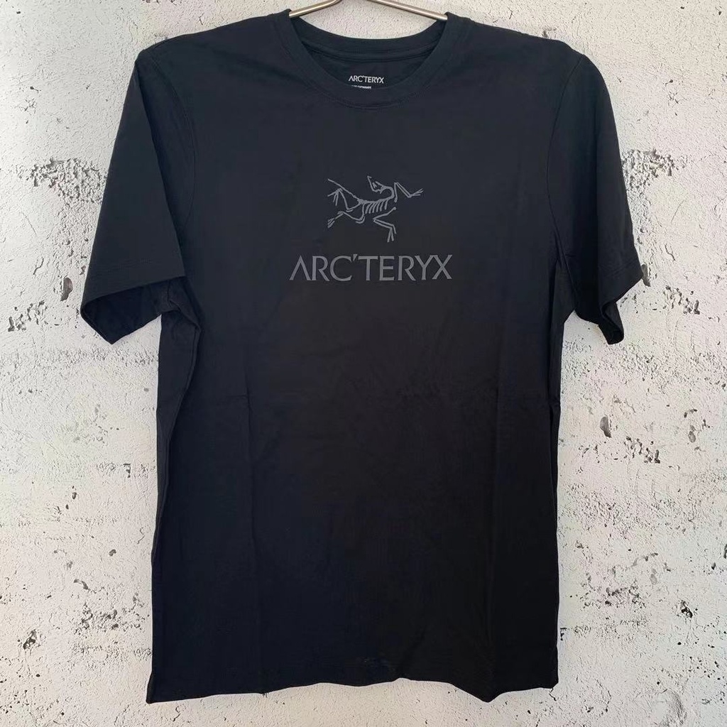 เสื้อยืดแขนสั้นลําลอง ผ้าฝ้าย พิมพ์ลาย Arc'teryx Arc'Word SS Archaeopteryx สําหรับผู้ชาย
