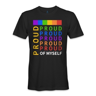 [S-5XL] เสื้อยืด คอกลม พิมพ์ลาย Im proud of myself pride Money