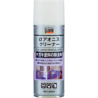 TRUSCO สเปรย์เคลือบเงาสีน้ำเงิน ALP-AC Line-drawing Agent α Blue Varnish Cleaner