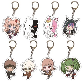 พวงกุญแจอะคริลิคสองด้านสําหรับเล่นเกม Danganronpa