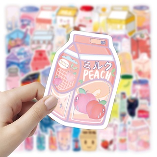 พร้อมส่งชานมไข่มุก STARBUCK COCO KOI MILKTEA sticker สติกเกอร์กันน้ำรูปแบบที่แตกต่างกัน, 50 ชิ้น