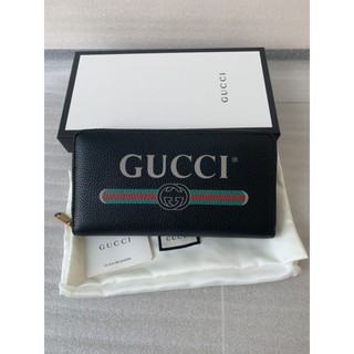 (สด-ผ่อน)🎗แท้100% Gucci long leather wallet