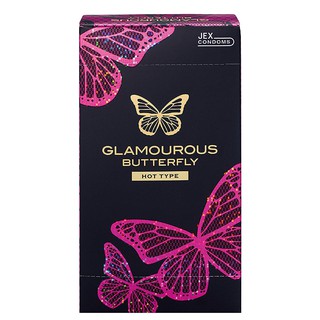 ถุงยางอนามัย Jex Glamourous Butterfly Hot