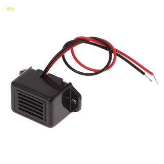 Wer Dc 12V 85dB อุปกรณ์เสียงปลุกอิเล็กทรอนิกส์ขนาดมินิ Buzzer