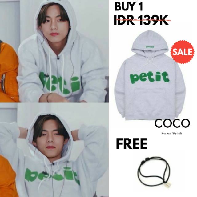 Taehyung bts v bts เสื้อแจ็คเก็ตมีฮู้ดลาย taehyung bts