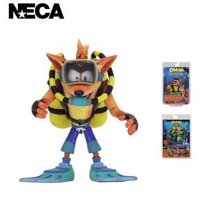 NECA  Crash Bandicoot – 7” Action Figure – Deluxe Scuba Crash