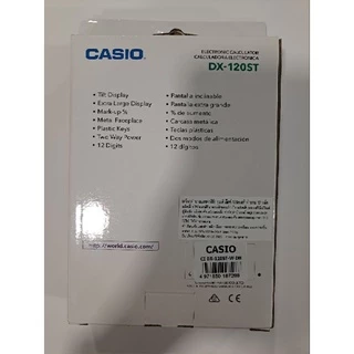 DX-120ST เครื่องคิดเลข Casio 12 หลัก ของแท้ ของใหม่ ประกันศูนย์