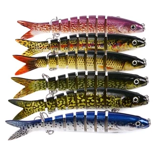 เหยื่อตกปลาแข็ง 19g 13.28cm - เหยื่อว่ายน้ําหลายข้อต่อ 12 สี