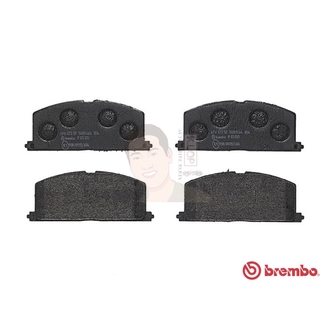 P83011B ผ้าเบรก F (แท้ BREMBO รุ่น Black) TOYOTA Paseo 1.5คูเป้,Starlet 1.3 1.3T(EP91) /โคโรลล่า (EE80/ AE81) ,(AE92)...