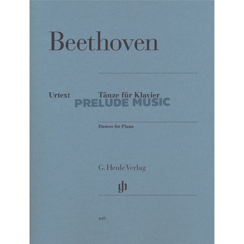 (โค้ดINCSM2Lลด70฿) Beethoven Dances for Piano HN449