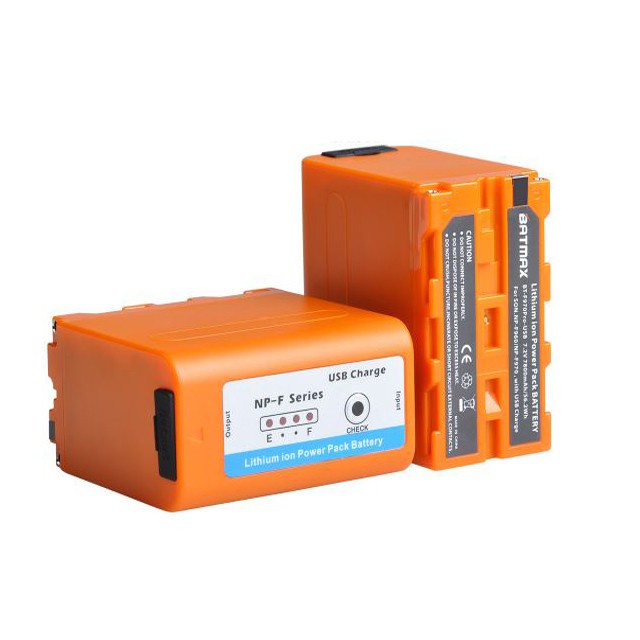 แบตเตอรี่ NP-F970 NP-F770 PRO USB สำหรับ Sony F970 F960 NPF970 F550 F570 F750 F770 MC1500C 190P F950