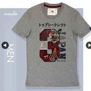 เสื้อผู้ชายเกาหลีผู้ชายเย็นเสื้อเป็ดคาเฟ่ผู้ชายเสื้อยืดผ้าฝ้าย100%สโนว์บอร์ดจูเนียร์เสื้อผู้ชาย