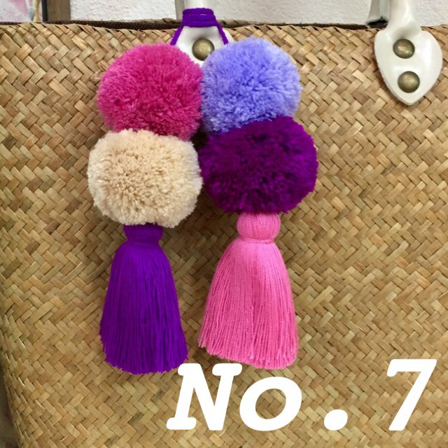 พู่ห้อยกระเป๋า ลูกปอมปอม4สี - รูปที่ 3