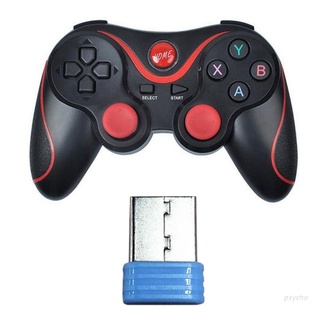 Psy Adapter USB Receiver Bluetooth-compatible Wireless Gamepad Console Dongle For T3 / NEW S5 (Red) Game Controller