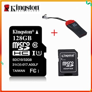 kingston micro sd 128 gb class 10 tf การ์ดหน่วยความจํา