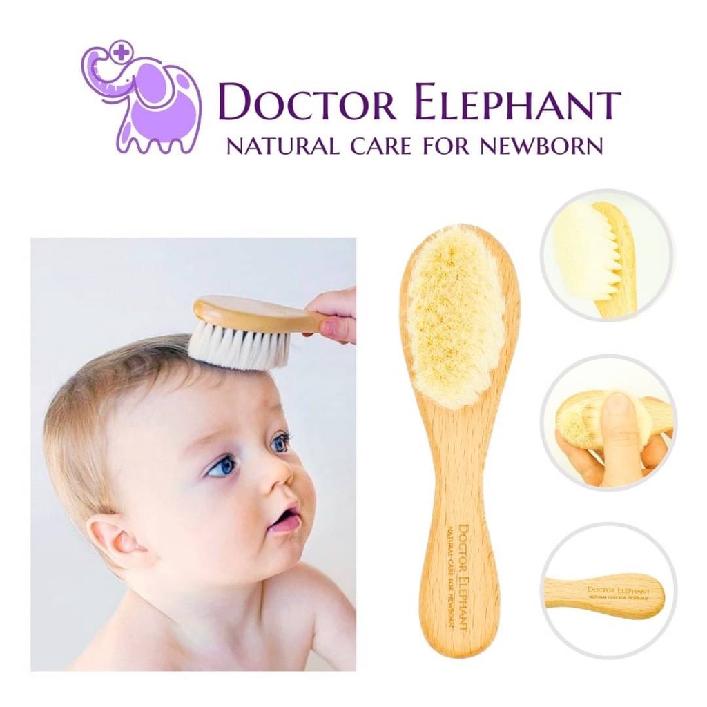 Doctor Elephant แปรงหวีออร์แกนิคสำหรับเด็ก
