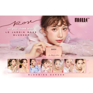 แท้!! Mille Le Jardin Rose Blusher มิลเล่ บลัชเชอร์ พร้อมส่ง