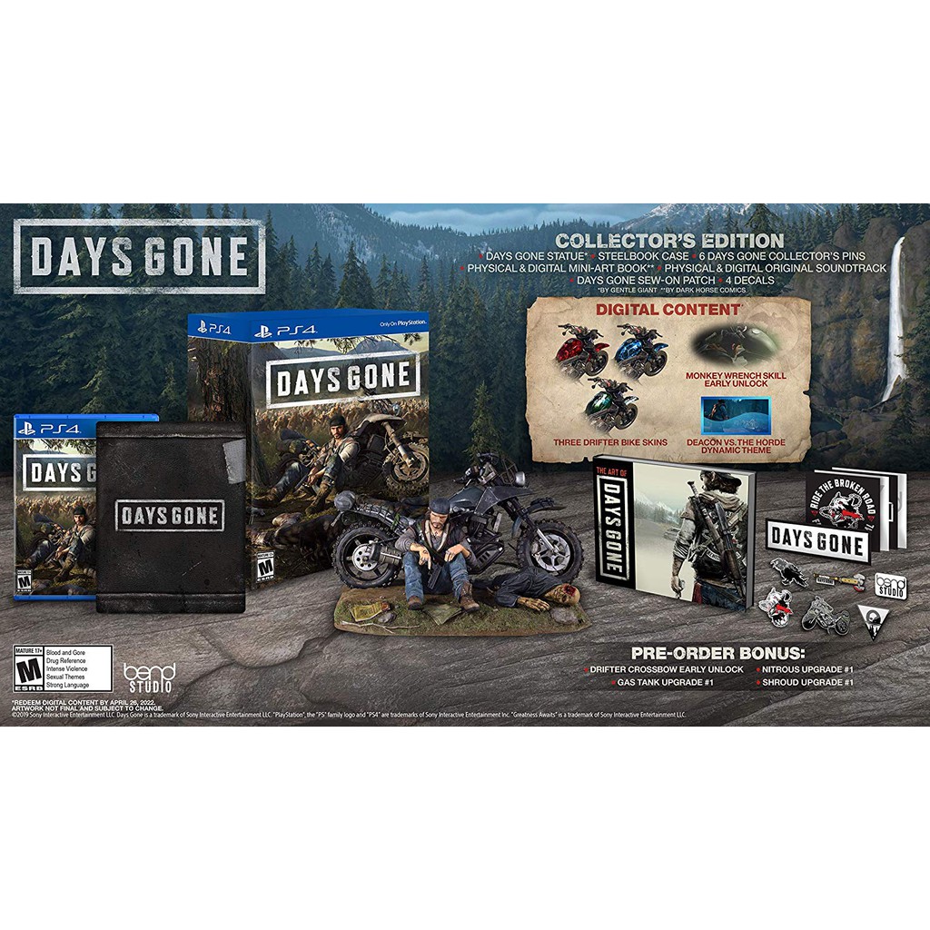 PS4 DAYS GONE [COLLECTOR'S EDITION] (MULTI-LANGUAGE) (ASIA)