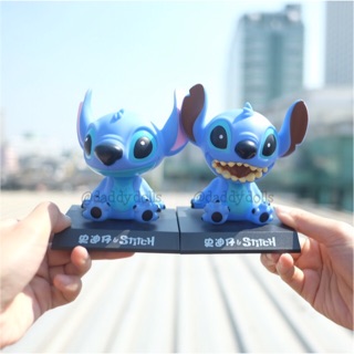 โมเดล Stitch สติช ท่านั่ง ส่ายหัว 4นิ้ว