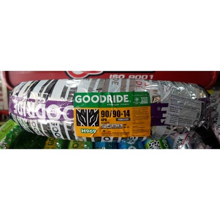 ยางนอกมอเตอร์ไซค์ GOODRIDE (ราคาต่อเส้น) H969 90/90-14 TUBELESS