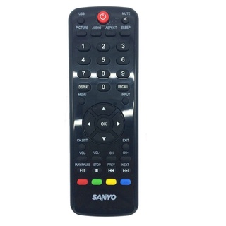 Haier Sanyo รีโมตคอนโทรล HTR-D18A HTRD18A สําหรับ Haier LE42B50 LE32B50 LE39B50 LE32B50 LE32T1000 LE22T1000F LE24T1000F LCD LED TV HTR-D18A LCD TV LE42B50 LE32