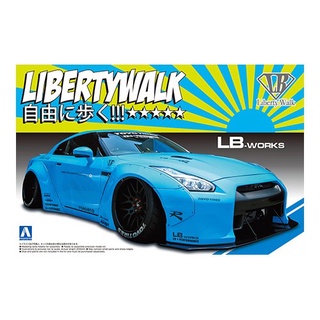 Aoshima 1/24 Liberty Walk LB-Works Nissan GT-R (R35) Ver.1