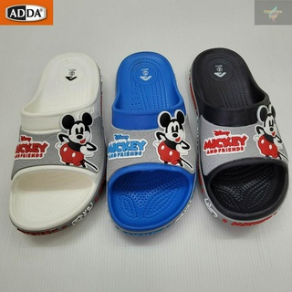 ADDA รองเท้าแตะลำลองแบบสวม รุ่น 53Y17-W1 ลาย MICKY สีดำ/สีน้ำเงิน/สีขาว SIZE 4-6