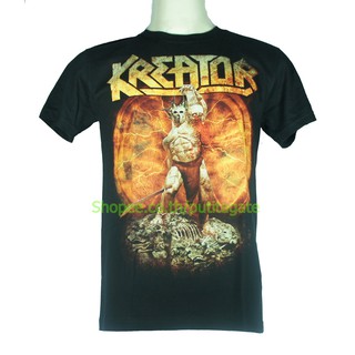 เสื้อวง Kreator เสื้อไซส์ยุโรป ครีเอเตอร์ PTA1398 เสื้อยืดแฟชั่นวงดนตรี