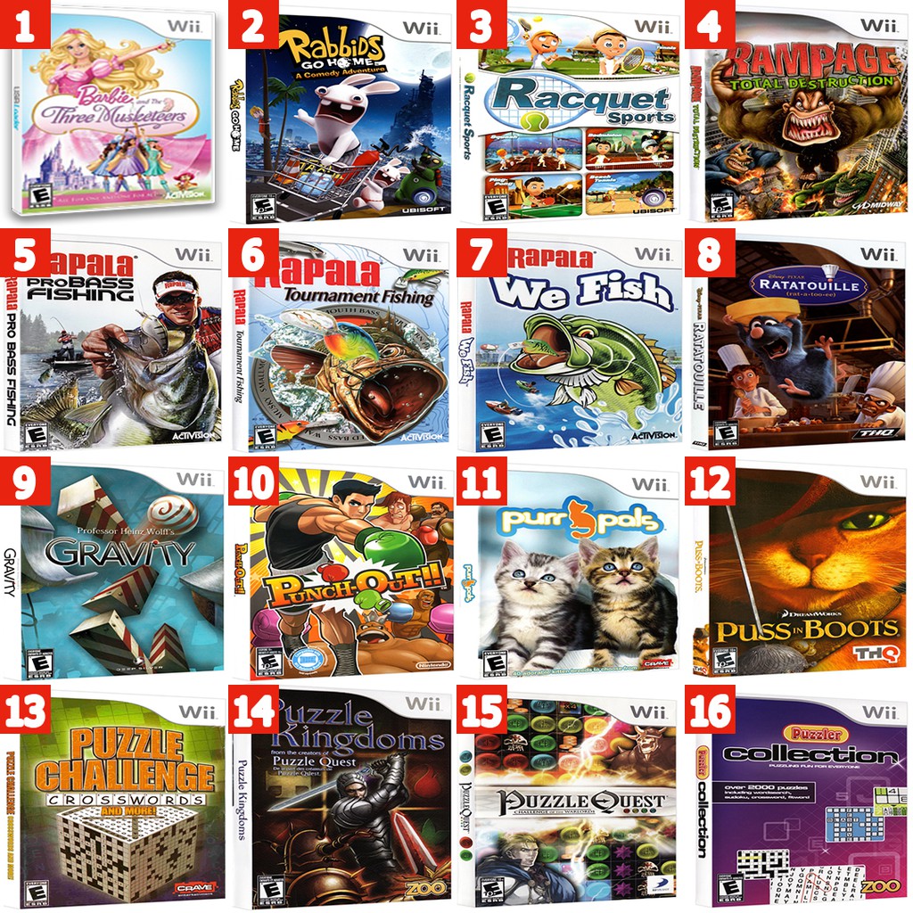 แผ่นเกมส์ Wii : รวมเกมส์มาให้เลือกเล่นชุดที่ 37 (DVD)(สำหรับเครื่องแปลงแล้ว)