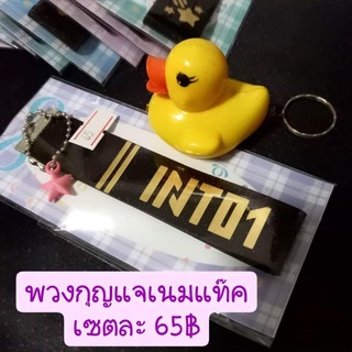 พร้อมส่ง พวงกุญแจเนมแท็กพลาสติกมุ้งมิ้ง INTO1