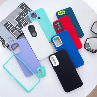 เคสประกบสีพื้น7สี เคสประกบออปโป้ รุ่น OPPO A5S A7 A12 F9 A52020 A92020 A15 A15S A16 A54 A95 A74 RENO5