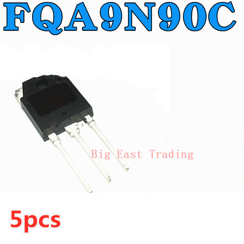 5 ชิ้น FQA9N90C 9N90 TO-3P ทรานซิสเตอร์เชื่อม,รับประกันคุณภาพ