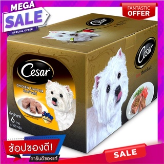 ซีซาร์รสไก่ 100กรัม แพค 6 Chicken Caesar 100g. Pack 6